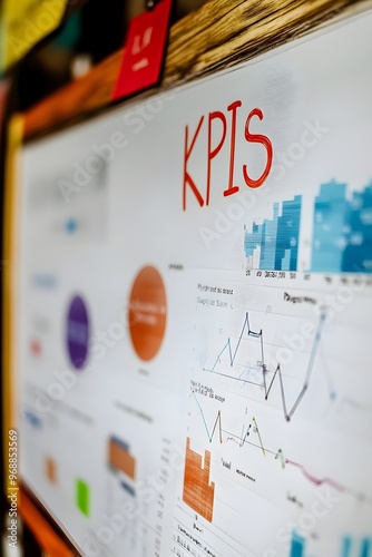 Dashboard Displaying Key Performance Indicators for Business and Marketing Analytics