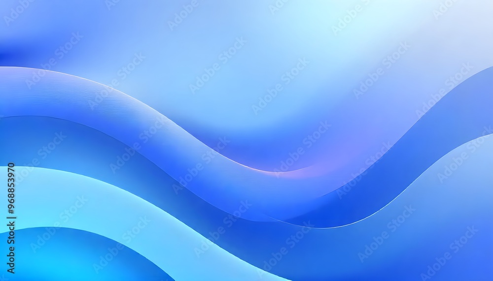 Naklejka premium Abstract colorful background with smooth curved lines and gradient. Suitable for wallpaper, banner.