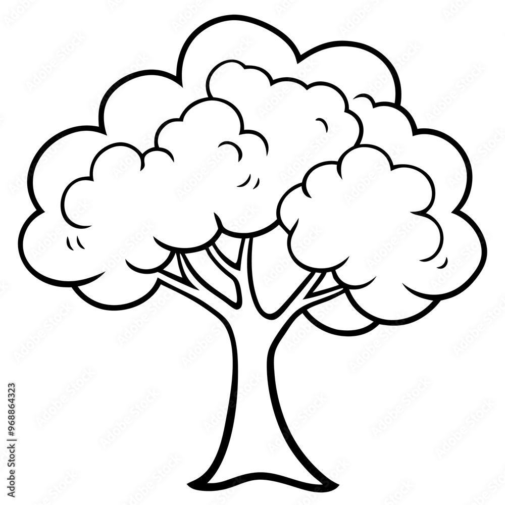 apple tree outline coloring book page line art drawing apple tree outline coloring book page line art drawing