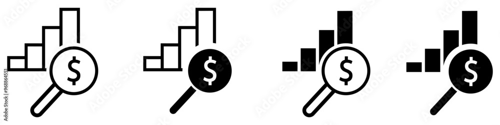 Chart icon vector set. analysis illustration sign collection. analytics symbol or logo. Chart icon vector set. analysis illustration sign collection. analytics symbol or logo.