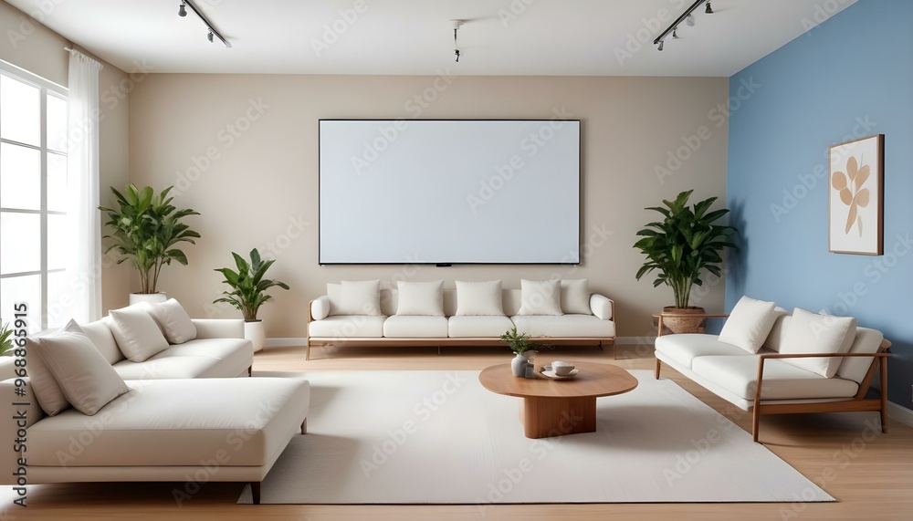 Photo modern style interior room 3d illustration Interior,Kitchen,Washrooms frame living room with colorful white sofa,led with blank frame Photo modern style interior room 3d illustration Interior,Kitchen,Washrooms frame living room with colorful white sofa,led with blank frame