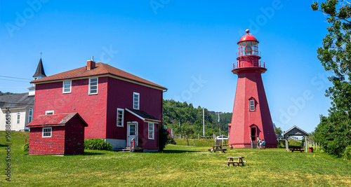 Gaspé Peninsula Scenery along road 132 photo