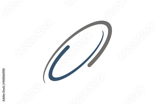 logo oval frame design