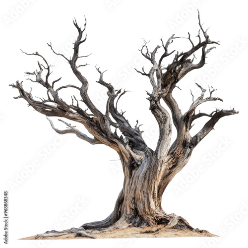 giant old dead trees isolated on transparent on transparent background.