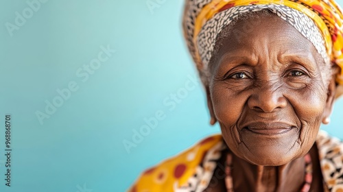 Elderly woman engaging with community leaders, CSR and social impact