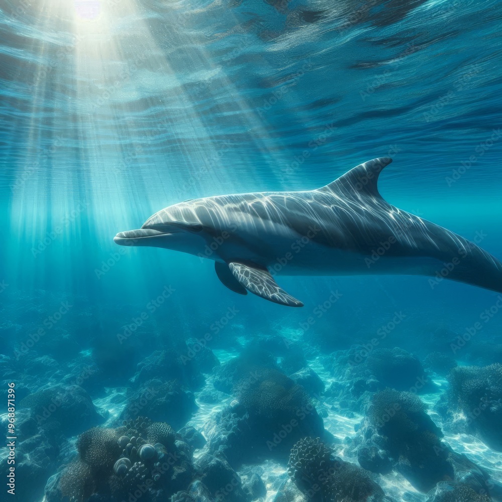 Fototapeta premium Ocean’s Serene Emissary