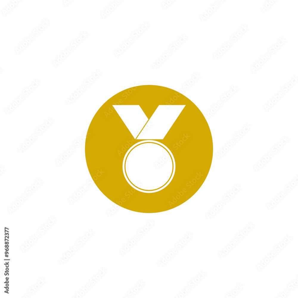 Medal icon isolated on transparent background Medal icon isolated on transparent background