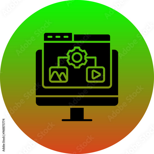 Free Download Content Management Icon - GFXLoad