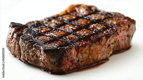 A perfectly grilled steak w...