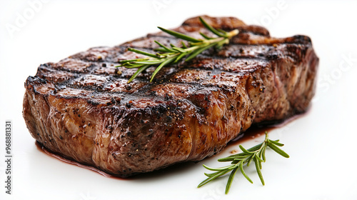 A perfectly grilled steak w...