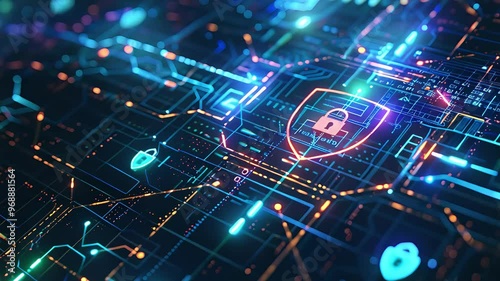 Wallpaper Mural Digital Fortress - The Future of Cyber Security Torontodigital.ca