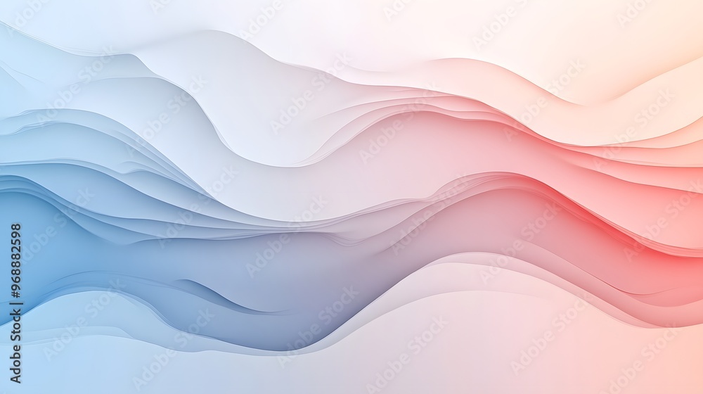 Fototapeta premium Minimalist abstract background with subtle gradients and soft textures for a calm, serene feel.