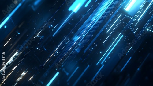 Futuristic abstract background with glowing lines and geometric patterns for a tech-inspired look.