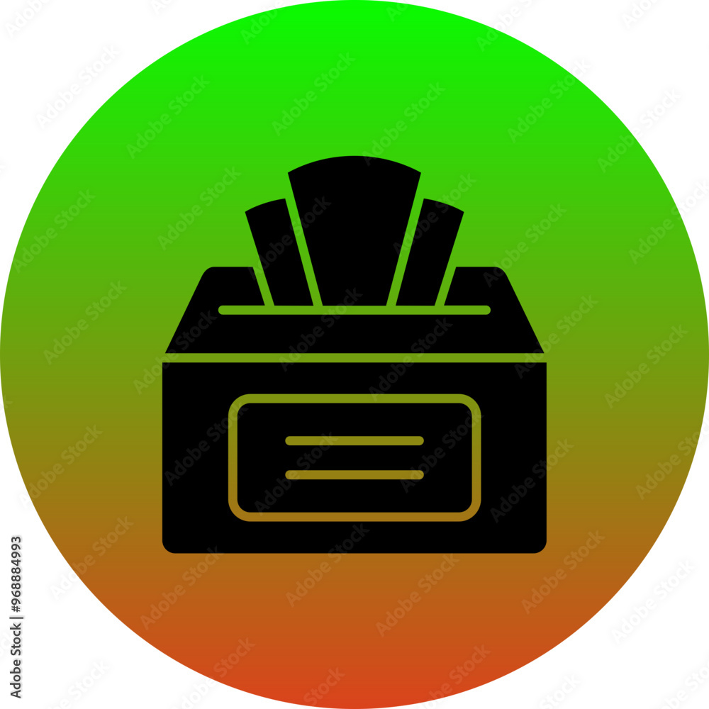 Tissue Box Icon Tissue Box Icon