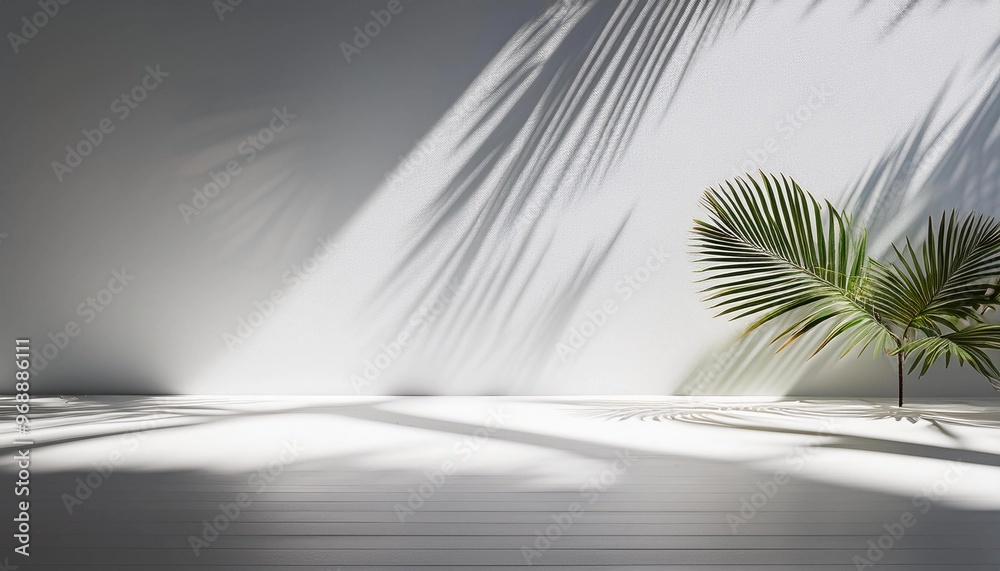 soft rays of sunlight penetrate the room, falling on the white wall, creating a shadow in the form of a plant pattern from the tree
soft rays of sunlight penetrate the room, falling on the white wall, creating a shadow in the form of a plant pattern from the tree