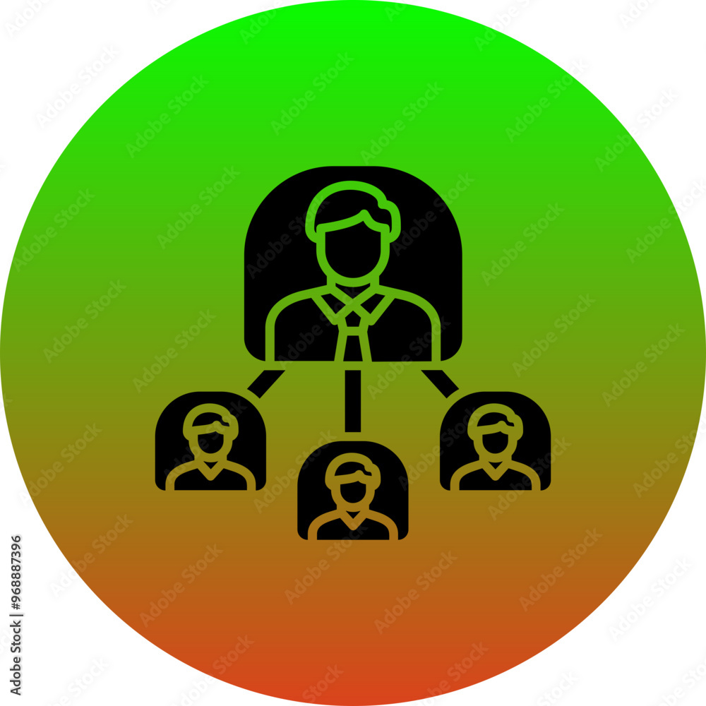 Organization Structure Icon Organization Structure Icon