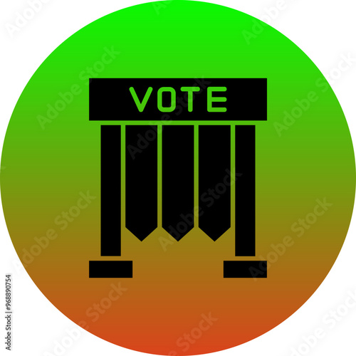 Voting Booth Icon