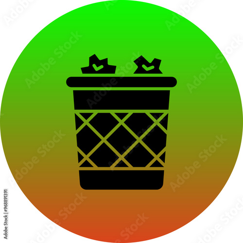 Paper Bin Icon