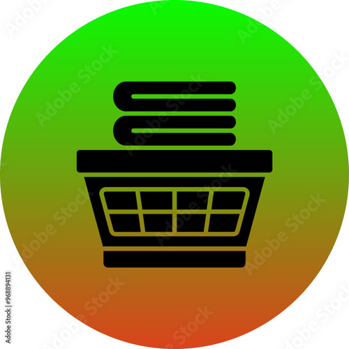 Laundry Basket Icon