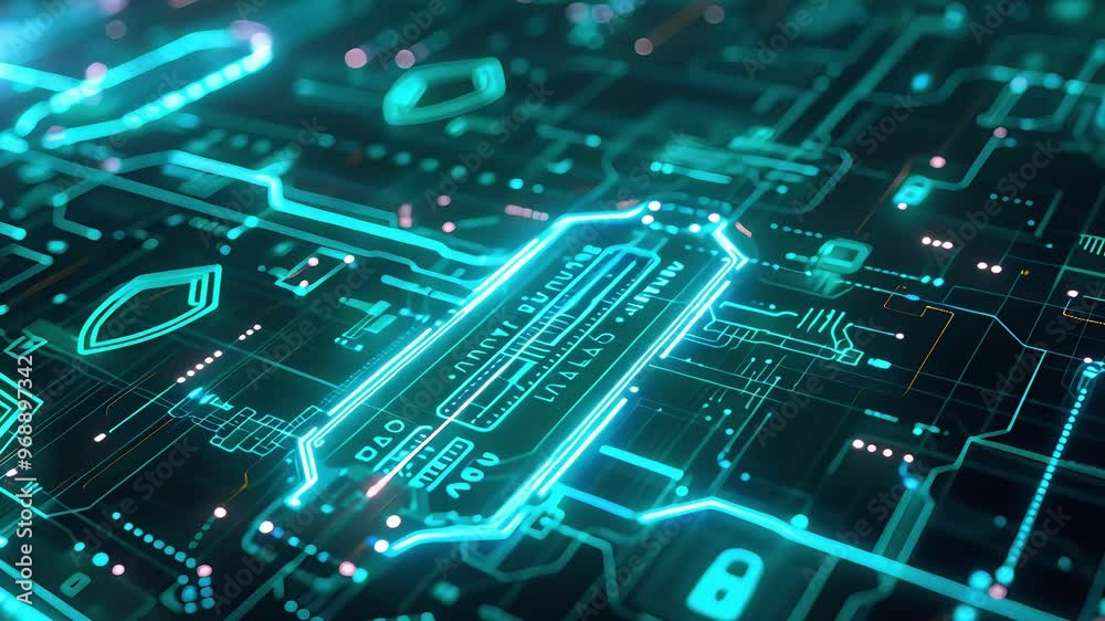 The Cyber Guardian - A High-Tech Shield for Data The Cyber Guardian - A High-Tech Shield for Data