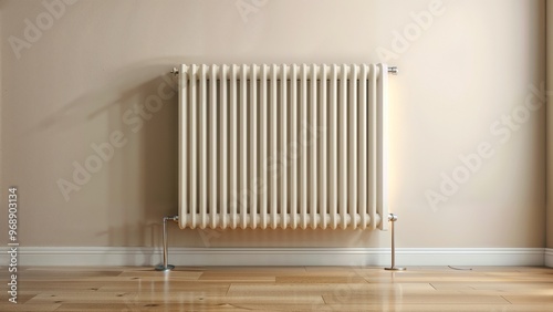 Wallpaper Mural Classic radiator in a warm-toned interior, elegant design for cozy home environments, copy space Torontodigital.ca