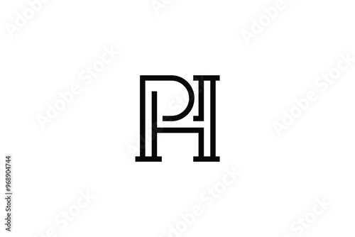 PH or HP logo design