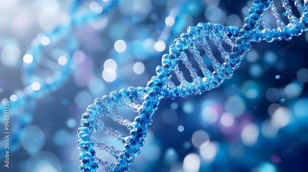 close-up 3D rendering of DNA molecules twisting in a double helix structure, highlighting the intricate chemical bonds between the nucleotide pairs close-up 3D rendering of DNA molecules twisting in a double helix structure, highlighting the intricate chemical bonds between the nucleotide pairs