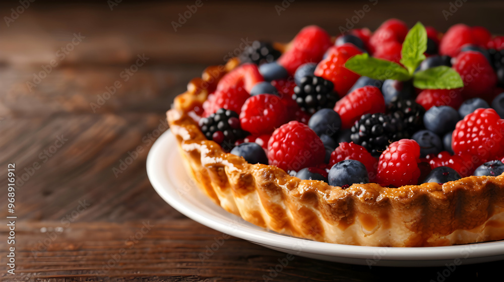 Summer Berry Tart Cityscape View Shadow Project Summer Berry Tart Cityscape View Shadow Project