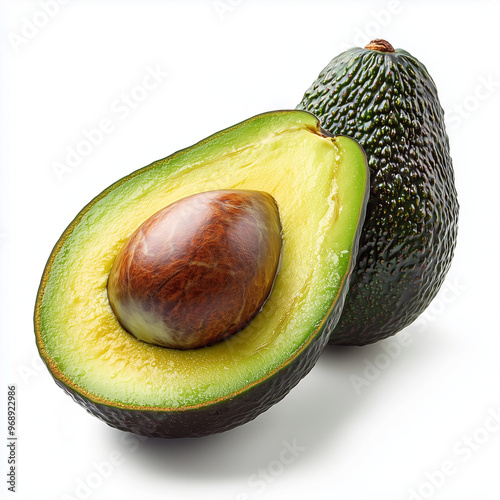 A single, perfectly ripe av...