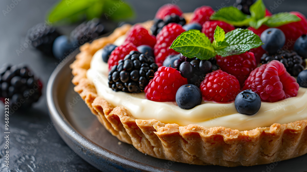 Summer Berry Tart Luxury Yacht Deck Fairy Light Summer Berry Tart Luxury Yacht Deck Fairy Light