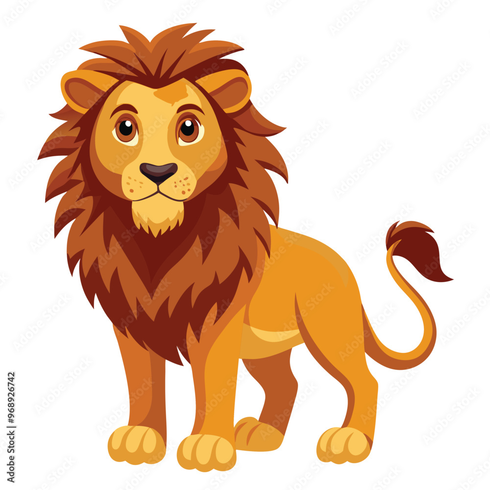 Print Lion Clipart Vector Illustration of Majestic Wild Animal in Bold Graphic Style Perfect for Design Projects Print Lion Clipart Vector Illustration of Majestic Wild Animal in Bold Graphic Style Perfect for Design Projects