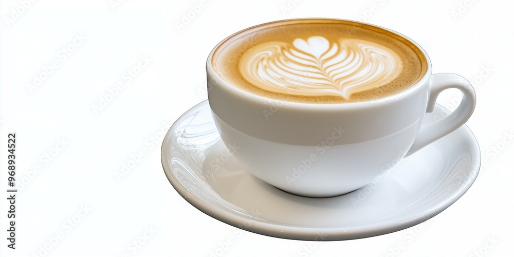 Artful Capture of a Perfectly Crafted Cappuccino