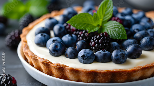 Summer Berry Tart Tropical Island Northern Ligh photo