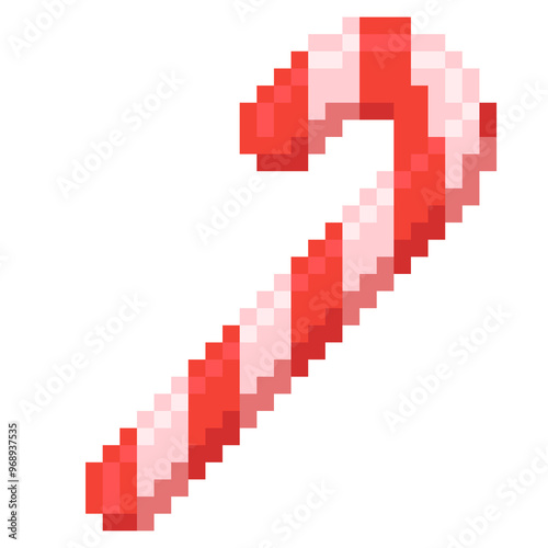 Pixel Candy Cane