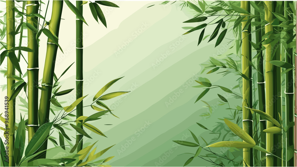 Tropical Bamboo Background for Modern Nature-Inspired Designs Tropical Bamboo Background for Modern Nature-Inspired Designs