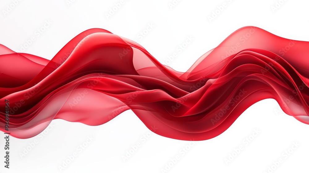 Dynamic red filaments forming an abstract wave pattern, evoking movement and flow, energy flow, modern texture Dynamic red filaments forming an abstract wave pattern, evoking movement and flow, energy flow, modern texture