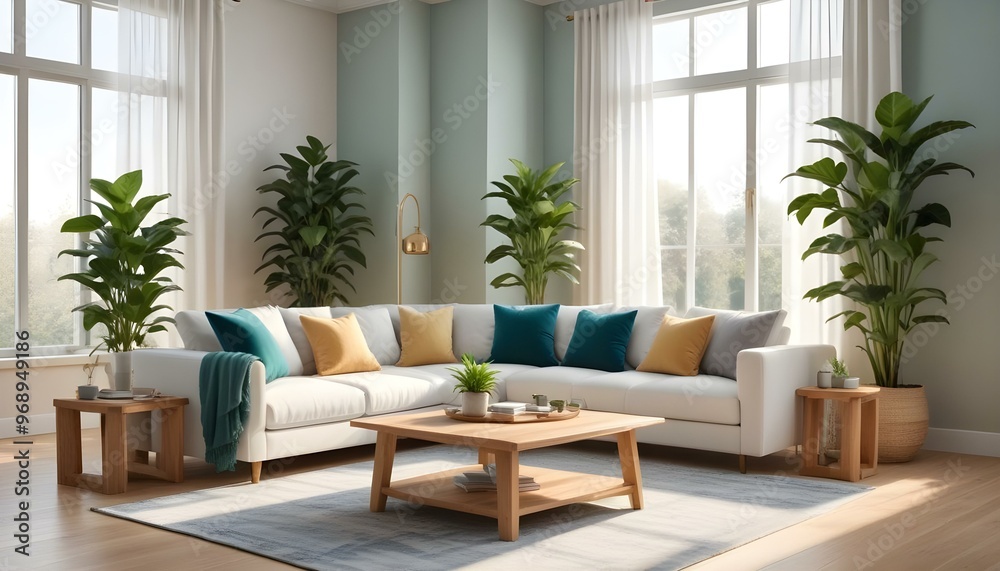 Photo modern style interior room 3d illustration Interior,Kitchen,Washrooms frame living room with colorful white sofa,led with blank frame Photo modern style interior room 3d illustration Interior,Kitchen,Washrooms frame living room with colorful white sofa,led with blank frame