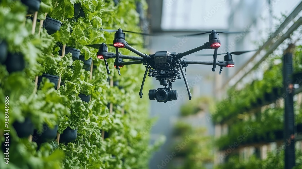 AI-enhanced urban farming platforms using drones to plant and harvest crops in vertical farms AI-enhanced urban farming platforms using drones to plant and harvest crops in vertical farms
