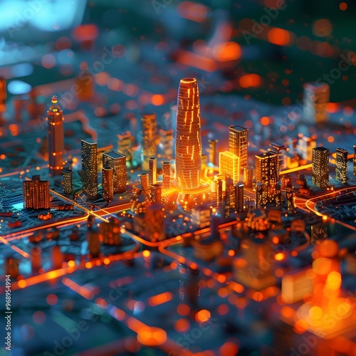 AI Powered City Building from Business Data Analytics