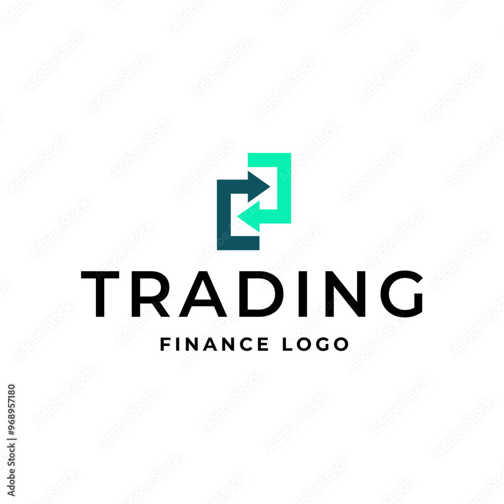 Trading, trade, currency investment logo design. Trading, trade, currency investment logo design.