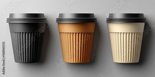 Wallpaper Mural Photo of a hot coffee in a paper cup Torontodigital.ca