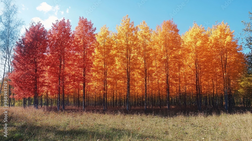 Autumn Forest Canopy. Autumn Forest Canopy.