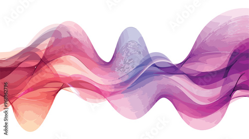 Abstract Smooth Lines and Waves Background