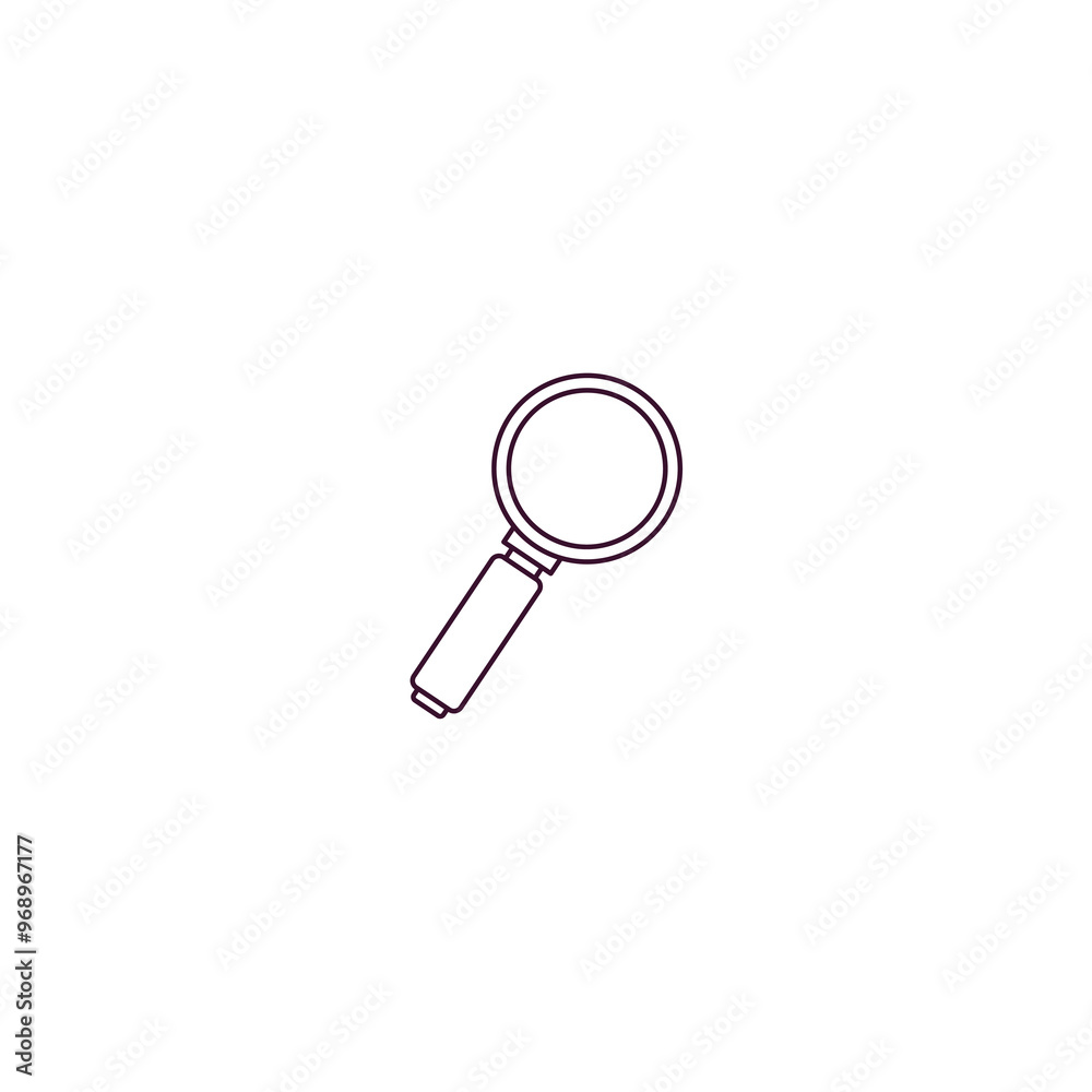 searching outline icon. Linear vector from human resources concept. Thin line searching icon isolated on white background searching outline icon. Linear vector from human resources concept. Thin line searching icon isolated on white background