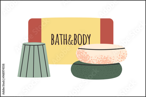 Handmade natural soap bar different types. Transparent background	