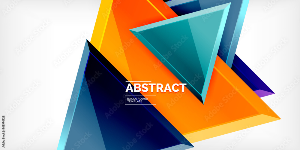 Triangle glass shapes geometric abstract background. Vector Illustration For Wallpaper, Banner, Background, Card, Book Illustration, landing page Triangle glass shapes geometric abstract background. Vector Illustration For Wallpaper, Banner, Background, Card, Book Illustration, landing page