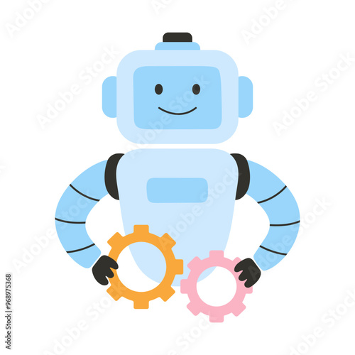 AI chat service business concept photo