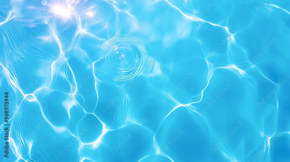 A serene image of clear blue water with gentle ripples and light reflections, perfect for backgrounds, relaxation themes, or aquatic-related content, A serene image of clear blue water with gentle ripples and light reflections, perfect for backgrounds, relaxation themes, or aquatic-related content,