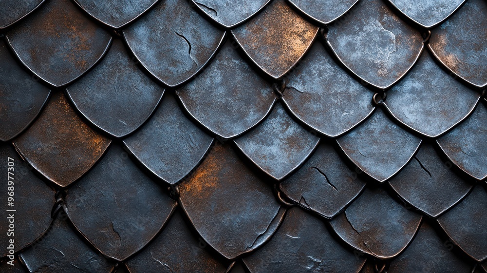 Close-up of an ancient, rusted metal scales texture, suitable for backgrounds, game design, and historical themes, Close-up of an ancient, rusted metal scales texture, suitable for backgrounds, game design, and historical themes,