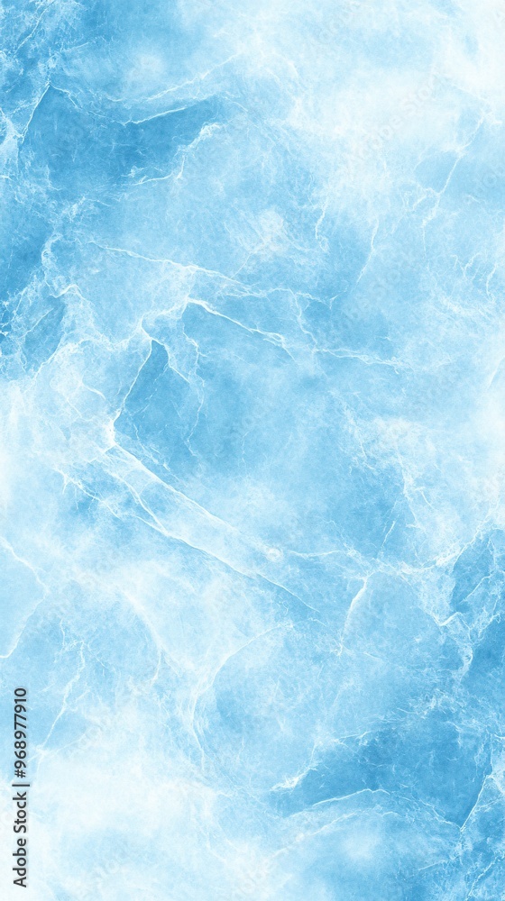 Obraz premium A calming blue abstract background evoking a sense of tranquility and freshness.